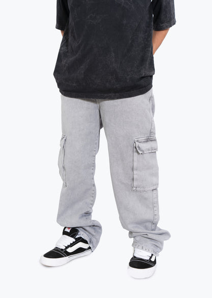 JEAN CARGO GRIS CLARO ZAIBER