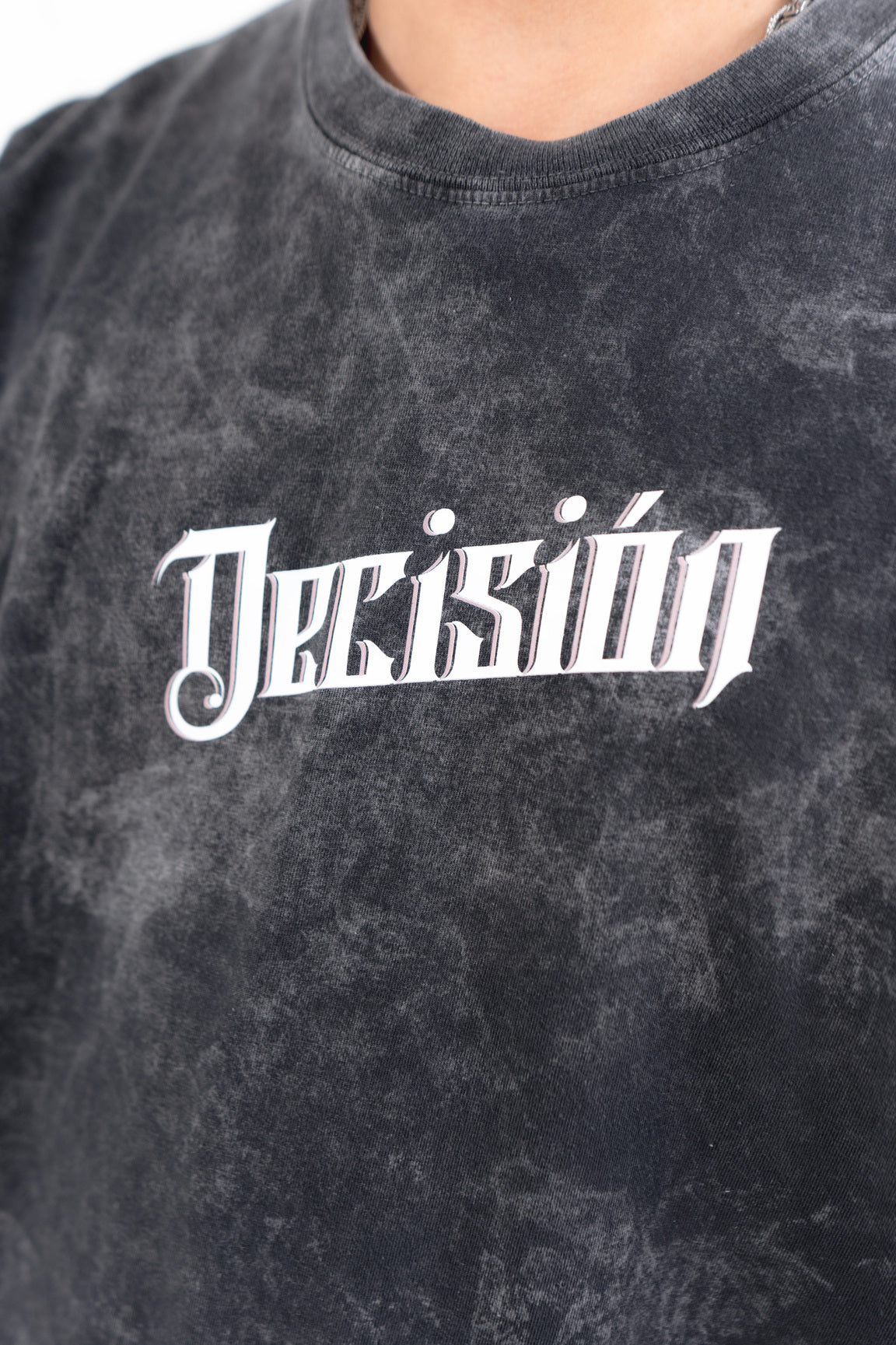 camiseta decisión  wash