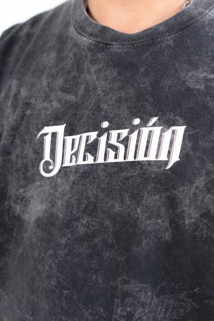 camiseta decisión  wash
