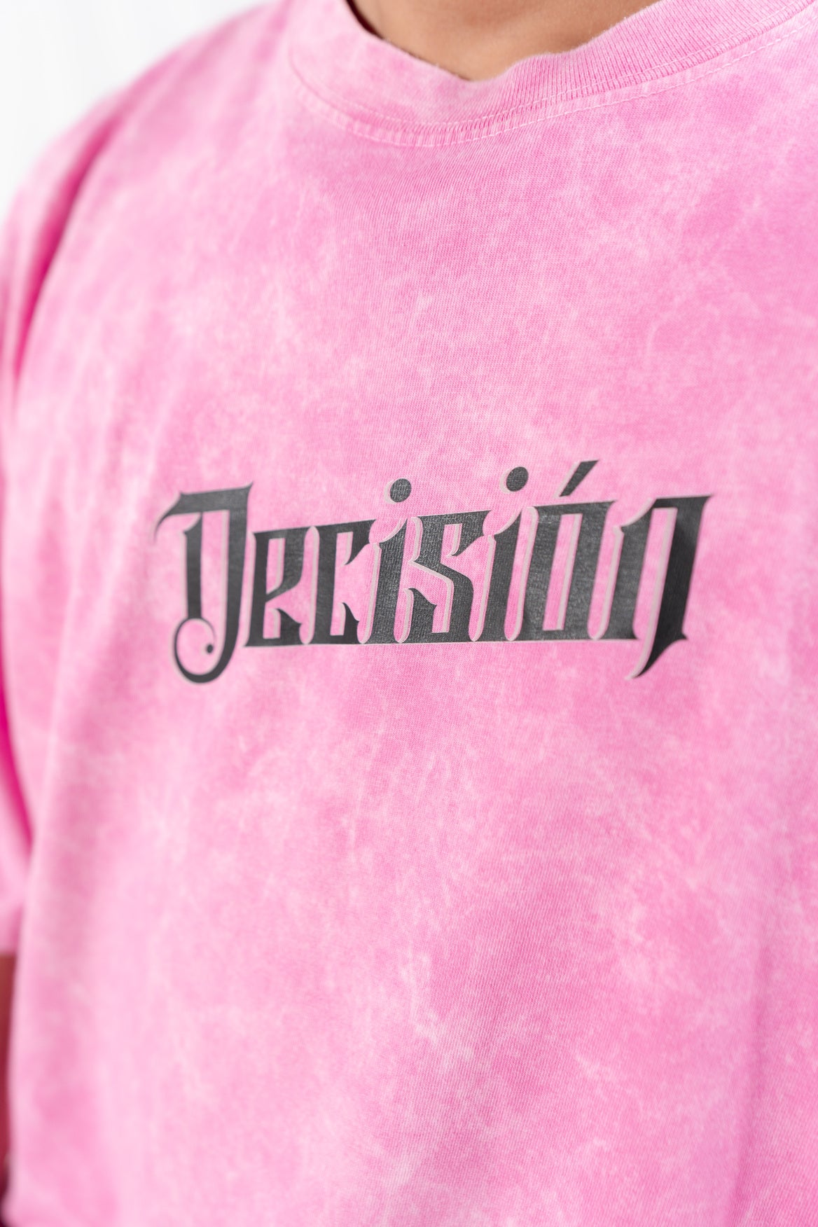 camiseta decisión  wash