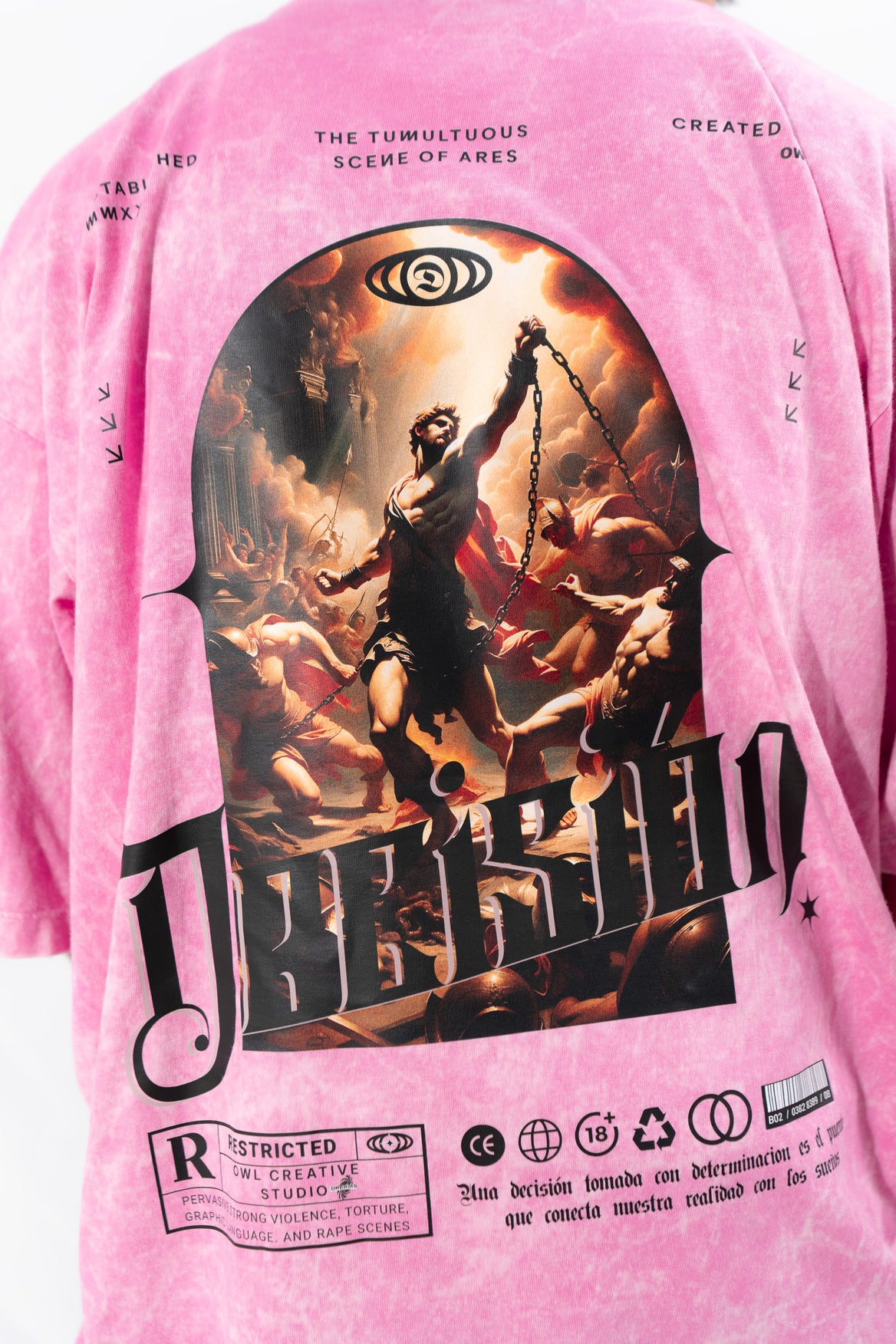 camiseta decisión  wash