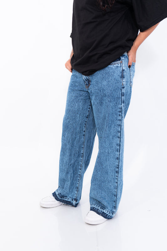 JEANS BAGGY AZUL WASH
