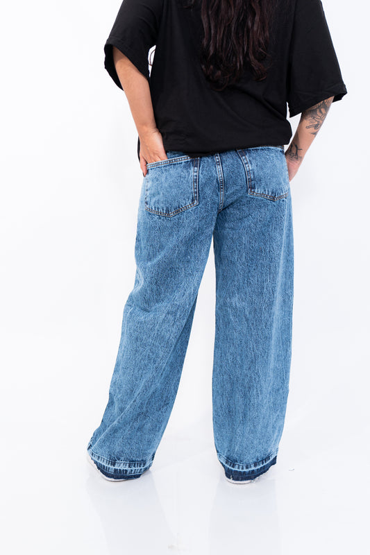 JEANS BAGGY AZUL WASH