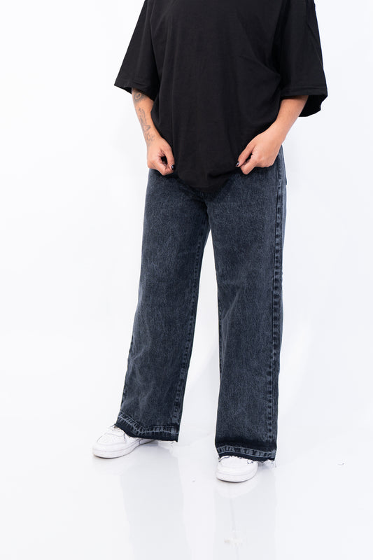JEANS BAGGY NEGRO WASH