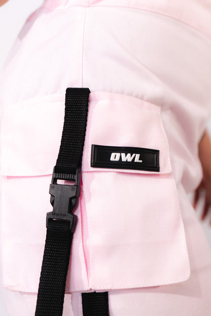 FALDA DRILL PALO DE ROSA