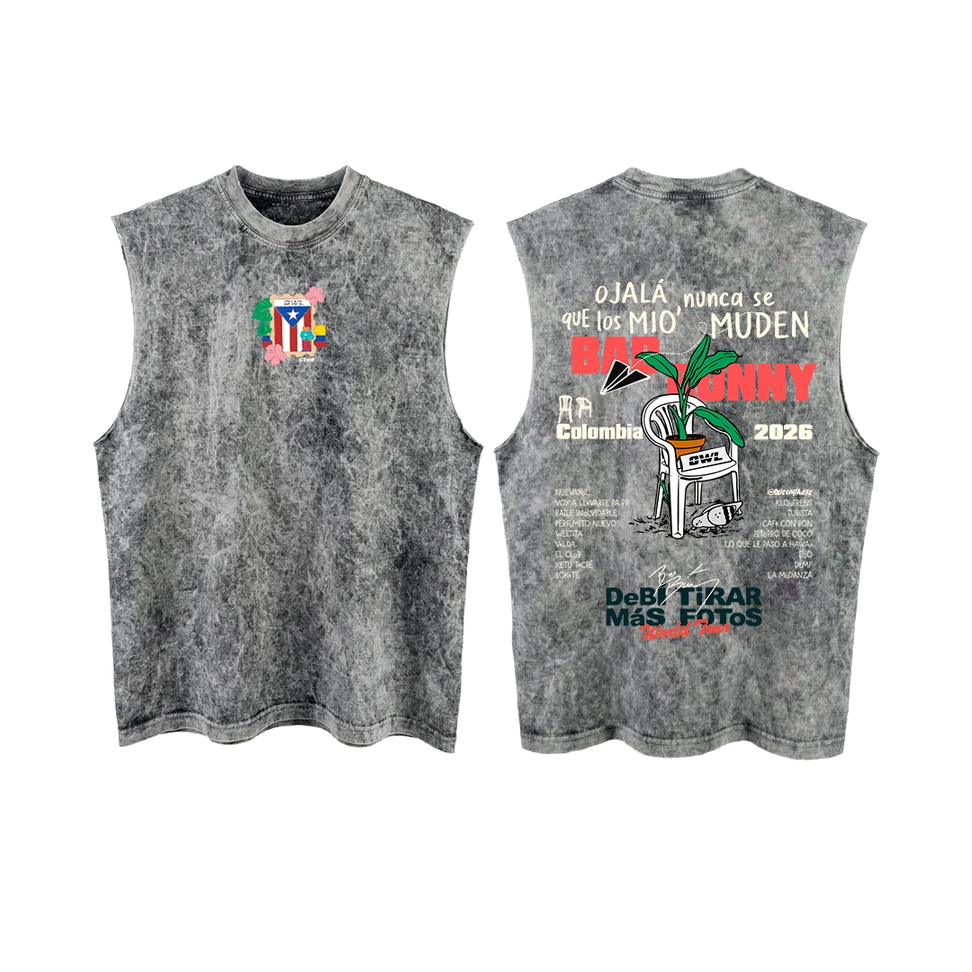 CAMISETA Manga Siza DeBi TiRaR MaS FoToS  2 - GRIS acid wash