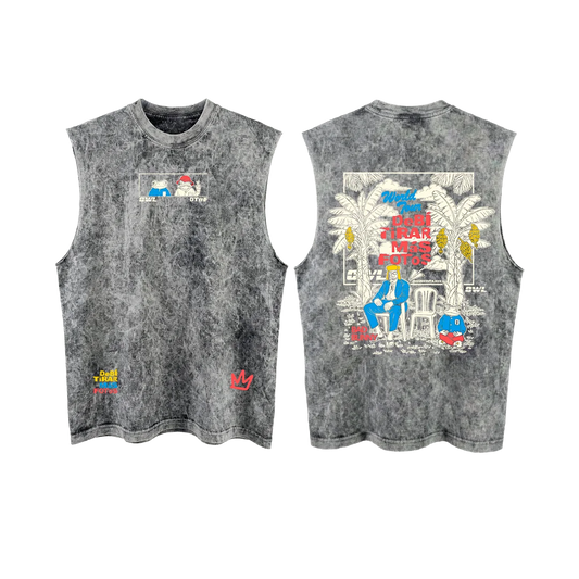 CAMISETA Manga Siza DeBi TiRaR MaS FoToS  3 - GRIS acid wash