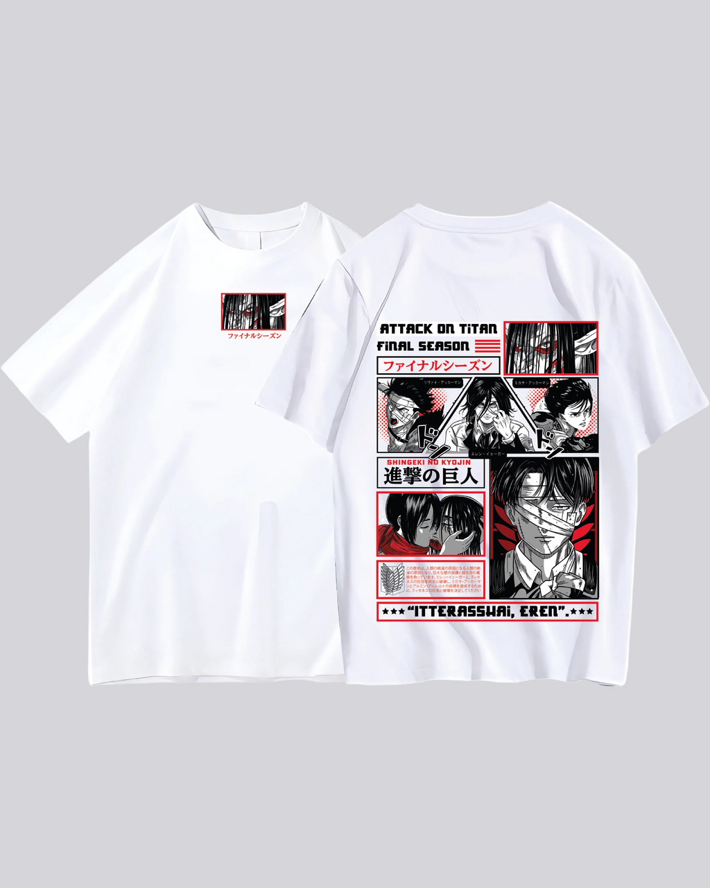 camiseta  ATTACK ON TITAN FINAL