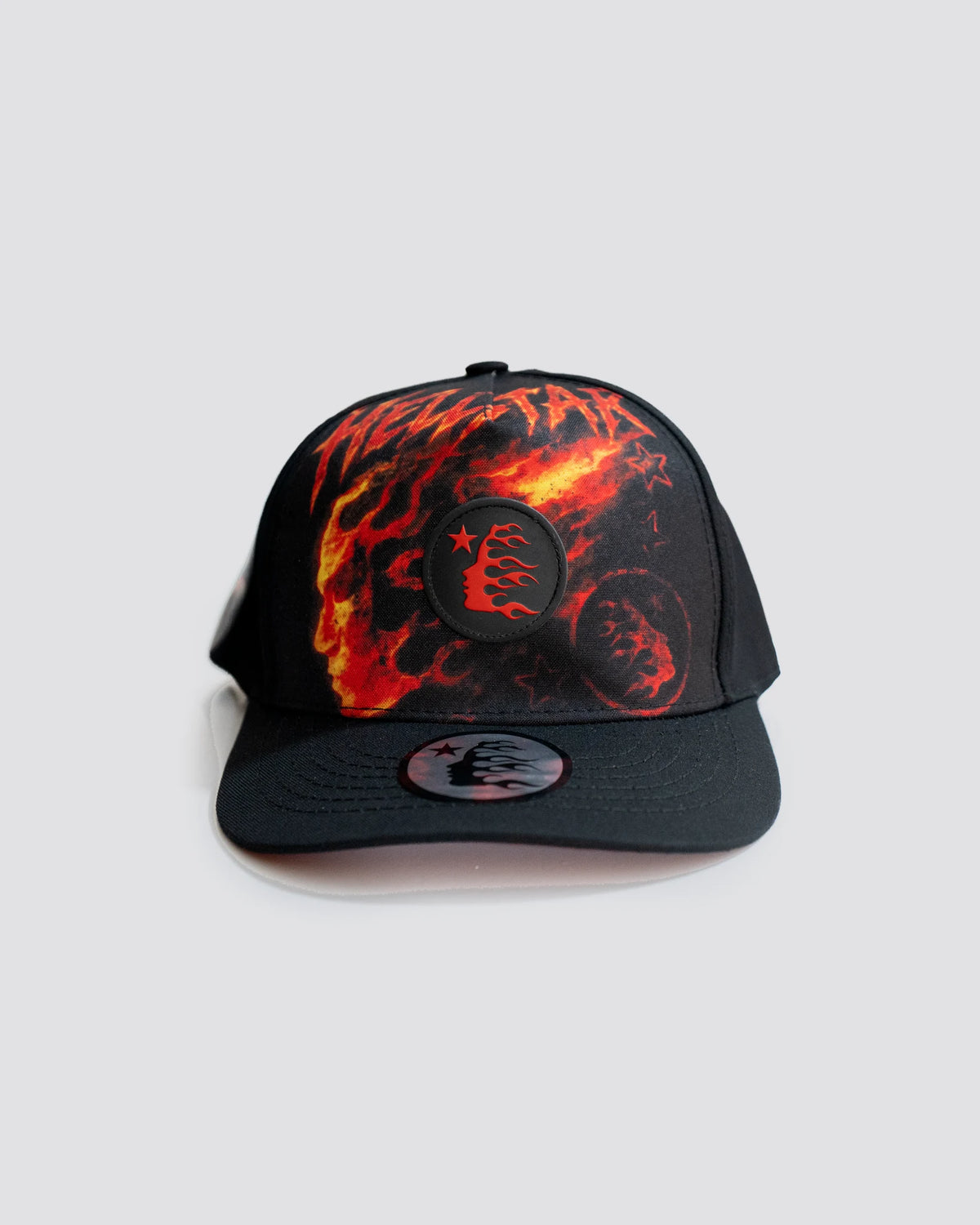 Gorra HELLSTAR FUEGO CALAVERA frente