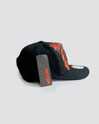 Gorra HELLSTAR FUEGO CALAVERA lado