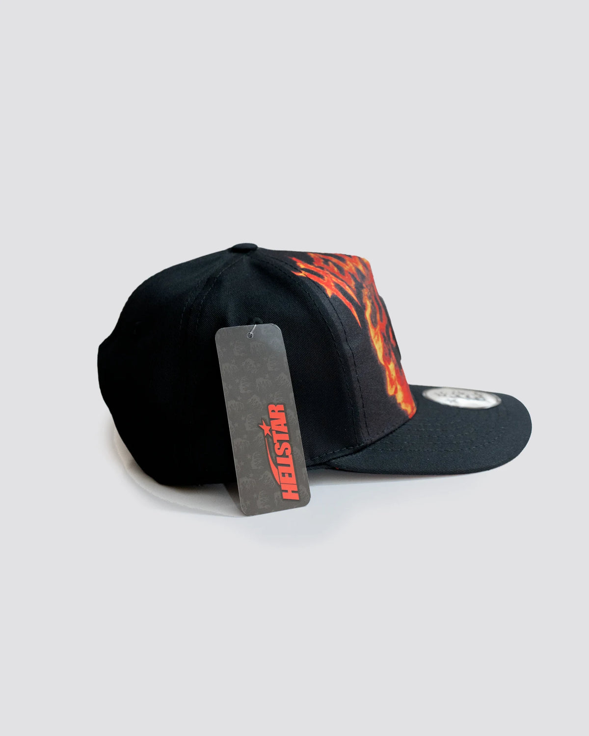 Gorra HELLSTAR FUEGO CALAVERA lado