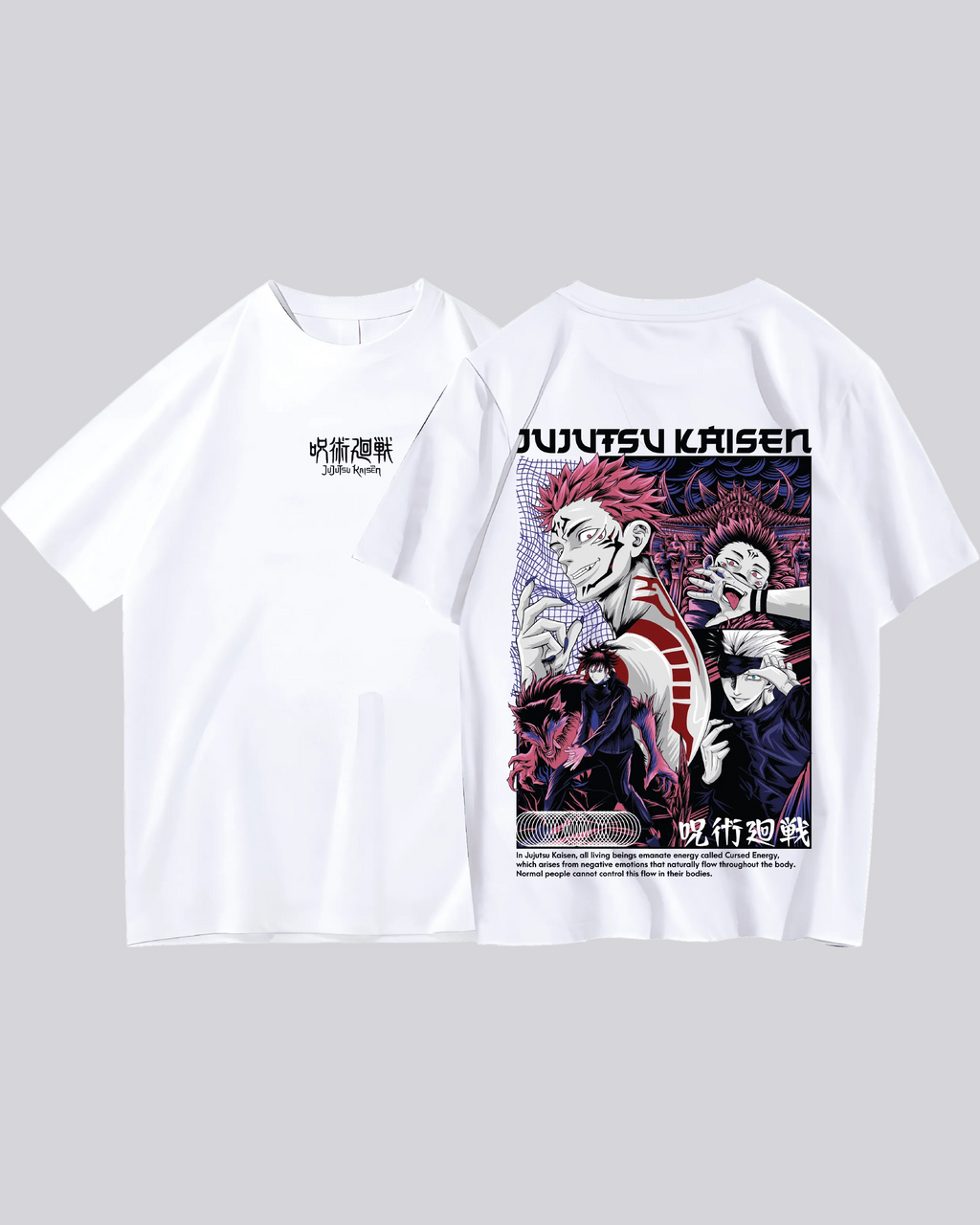 camiseta  JUJUTSU KAISEN SUKUNA  2