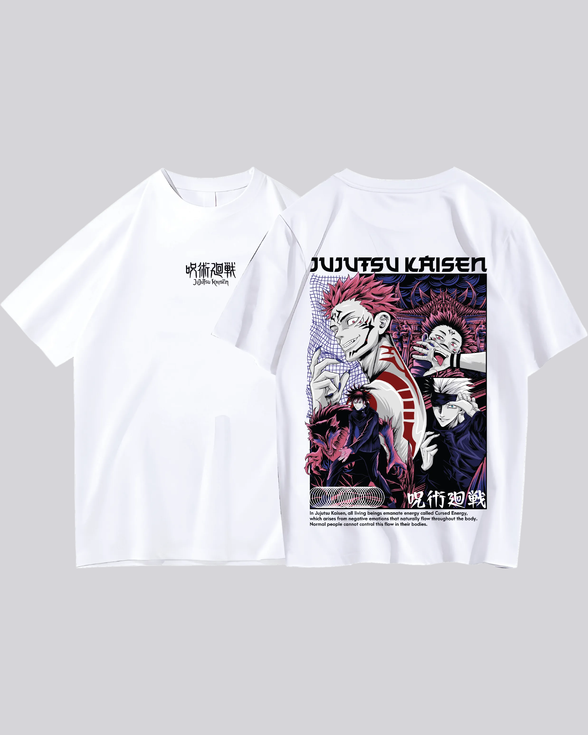 camiseta  JUJUTSU KAISEN SUKUNA  2