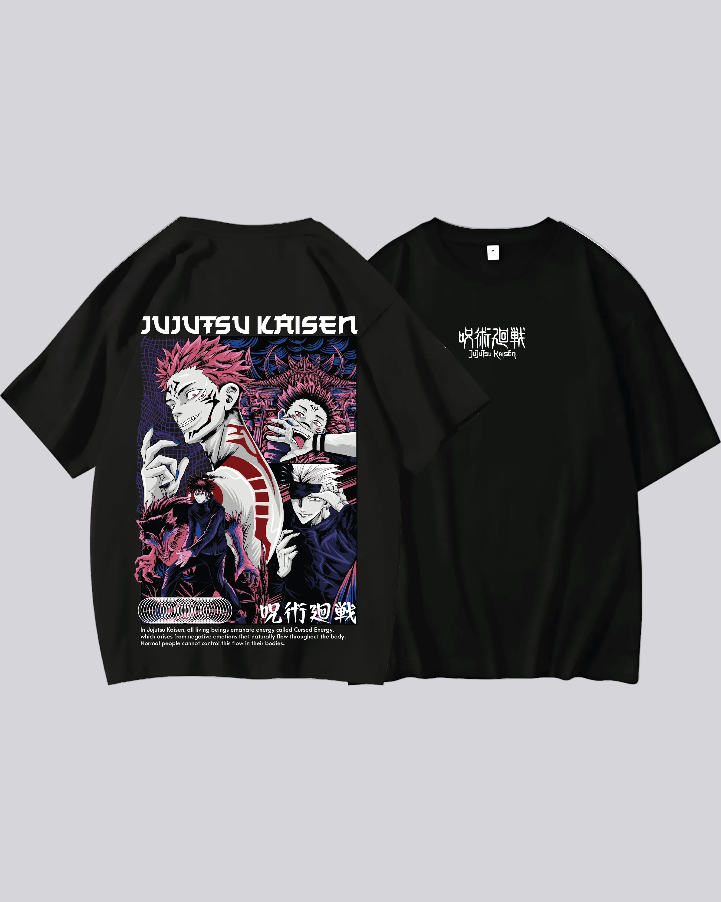 camiseta  JUJUTSU KAISEN SUKUNA  2