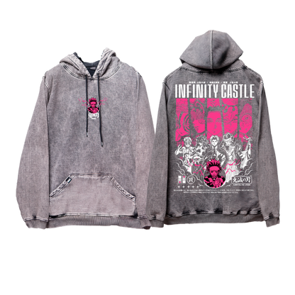 Hoodie CASTILLO DEL INFINITO acid wash