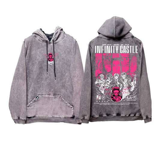 Hoodie CASTILLO DEL INFINITO acid wash