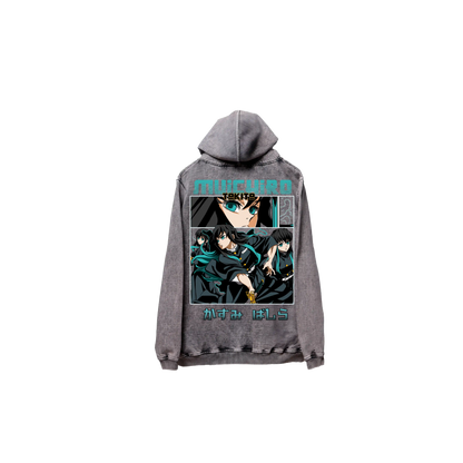 Hoodie TOKITO acid wash