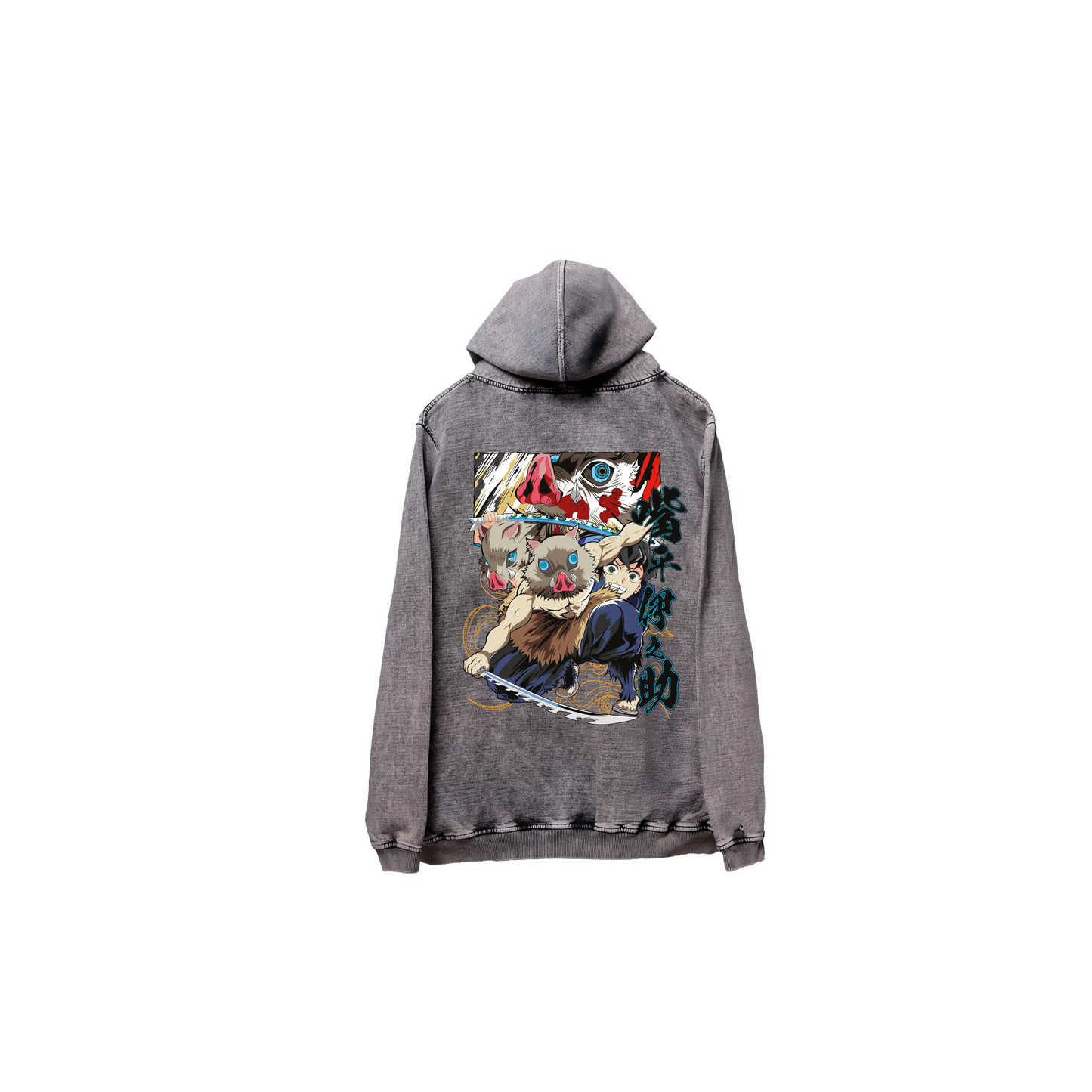 Hoodie INOSUKE 2  acid wash