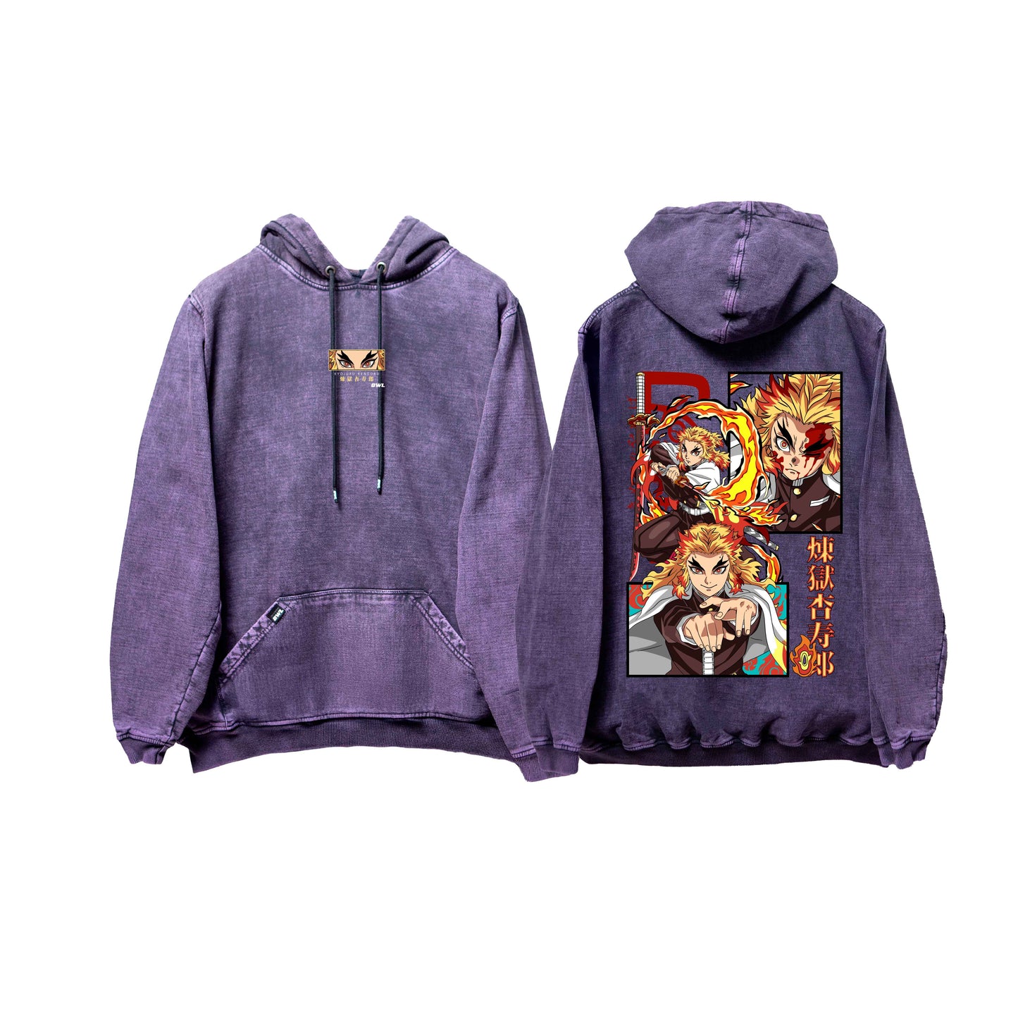 Hoodie RENGOKU  WASH MORADO