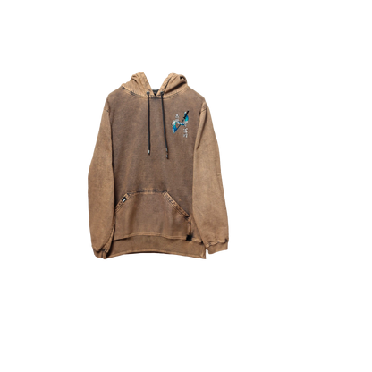 Hoodie TOMIOKA 2  COBRE wash