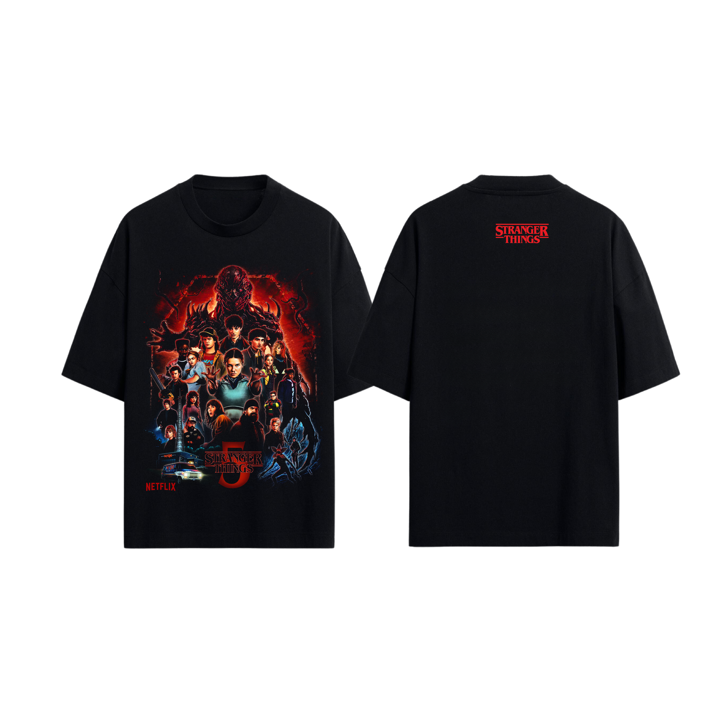 CAMISETA STRANGER THINGS  2 FRONT