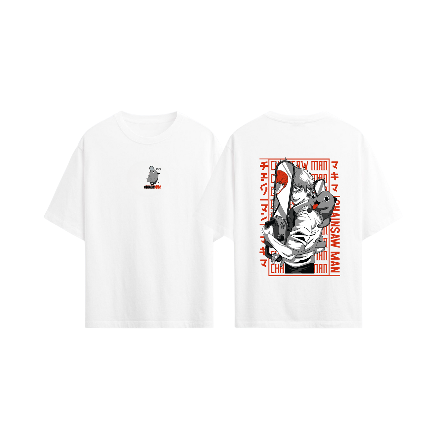 Camiseta DENJI Y POCHITA 1 GRIS
