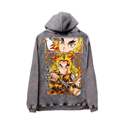 Hoodie RENGOKU 2  acid wash
