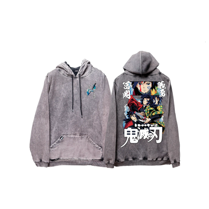 Hoodie TOMIOKA 2  acid wash