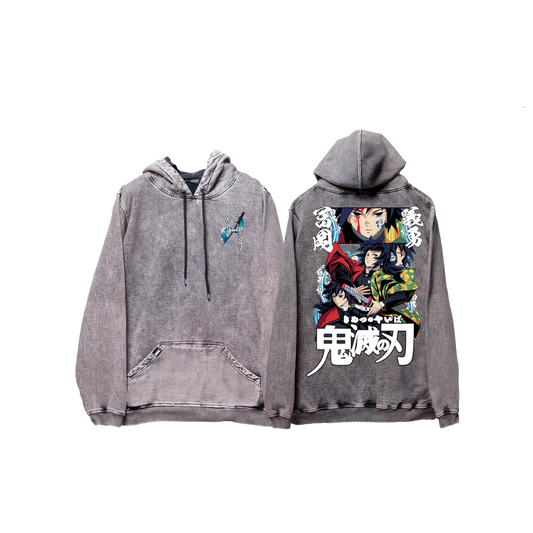Hoodie TOMIOKA 2  acid wash