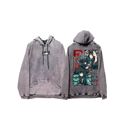 Hoodie TOKITO 2 acid wash