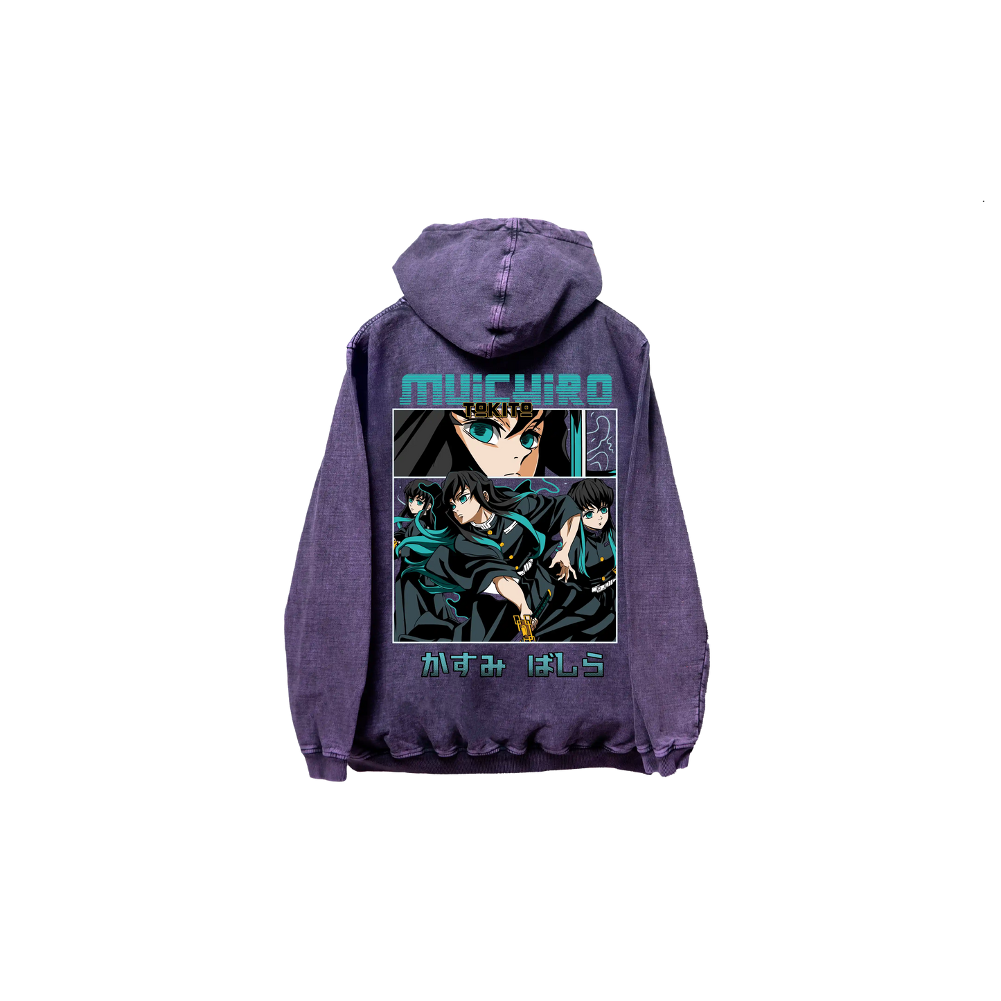 Hoodie TOKITO  Morado wash