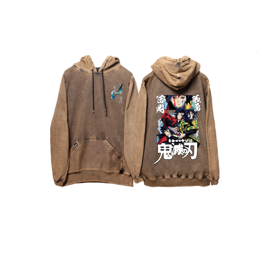 Hoodie TOMIOKA 2  COBRE wash