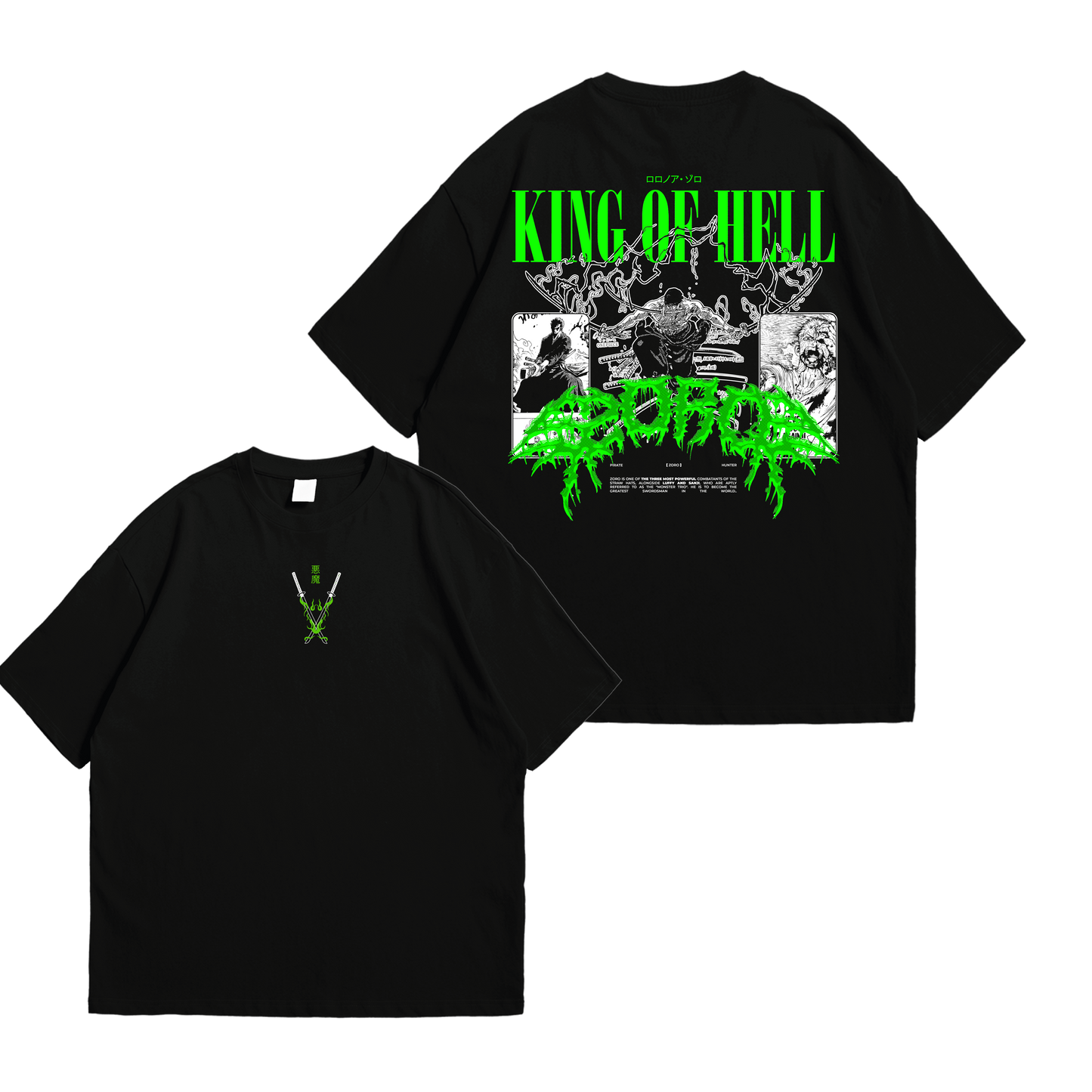 Camiseta ZORO ONE PIECE  2