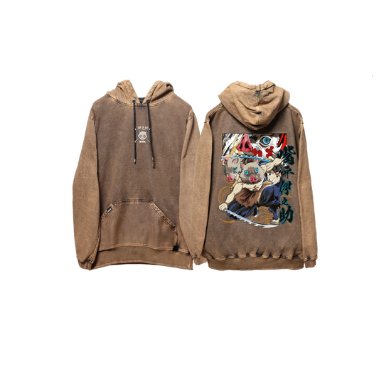 Hoodie INOSUKE 2  COBRE wash