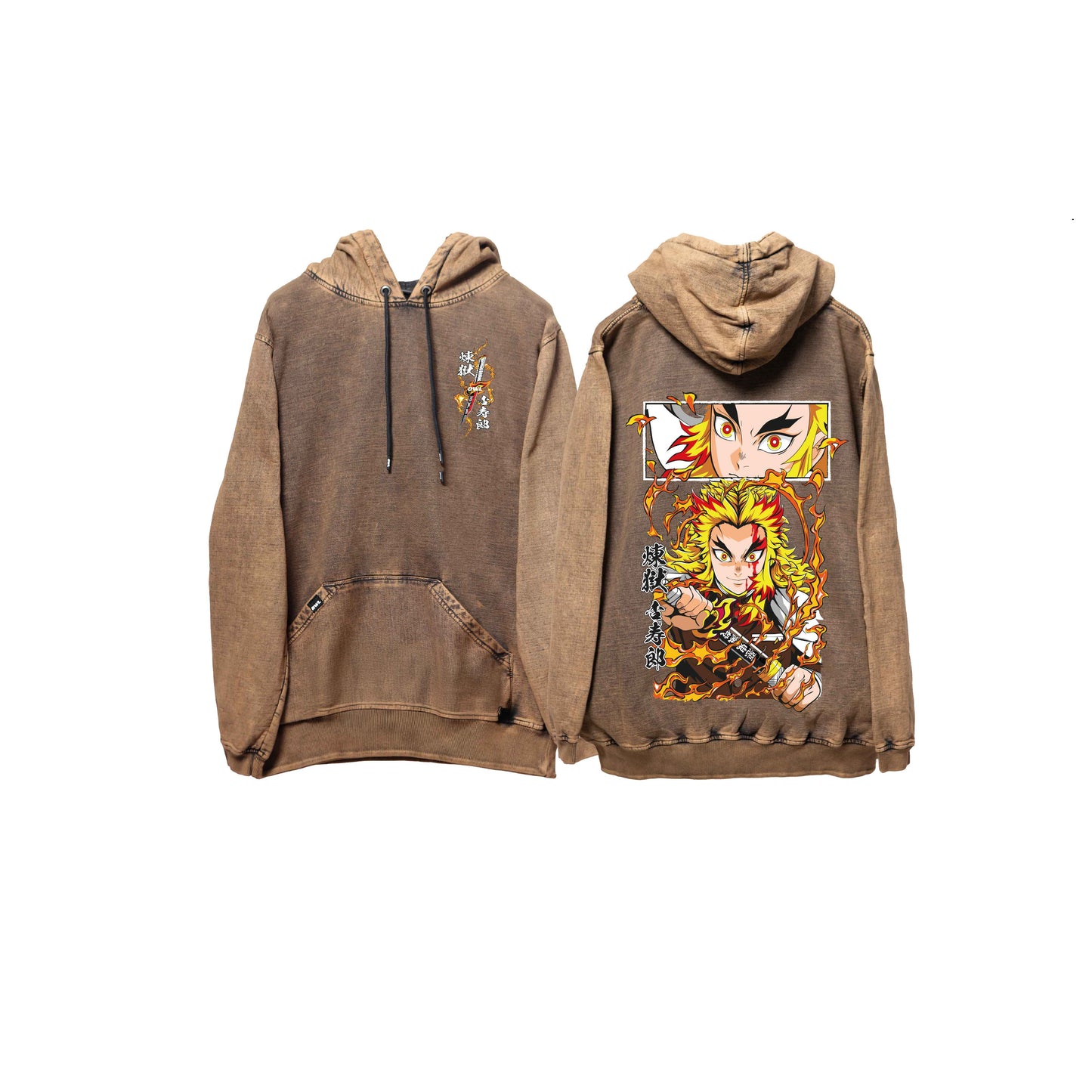 Hoodie RENGOKU 2  COBRE wash