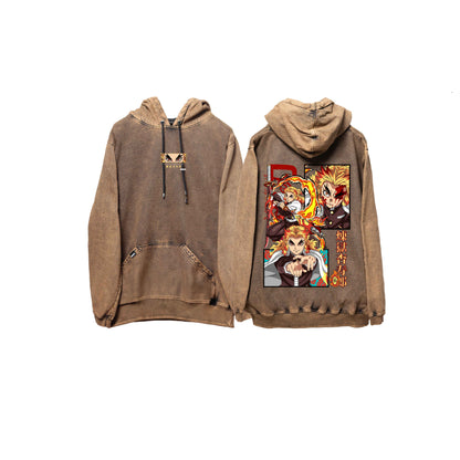 Hoodie RENGOKU   COBRE wash