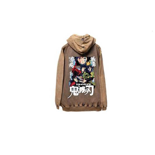 Hoodie TOMIOKA 2  COBRE wash