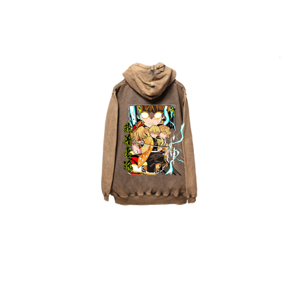 Hoodie ZENITSU 2  COBRE wash