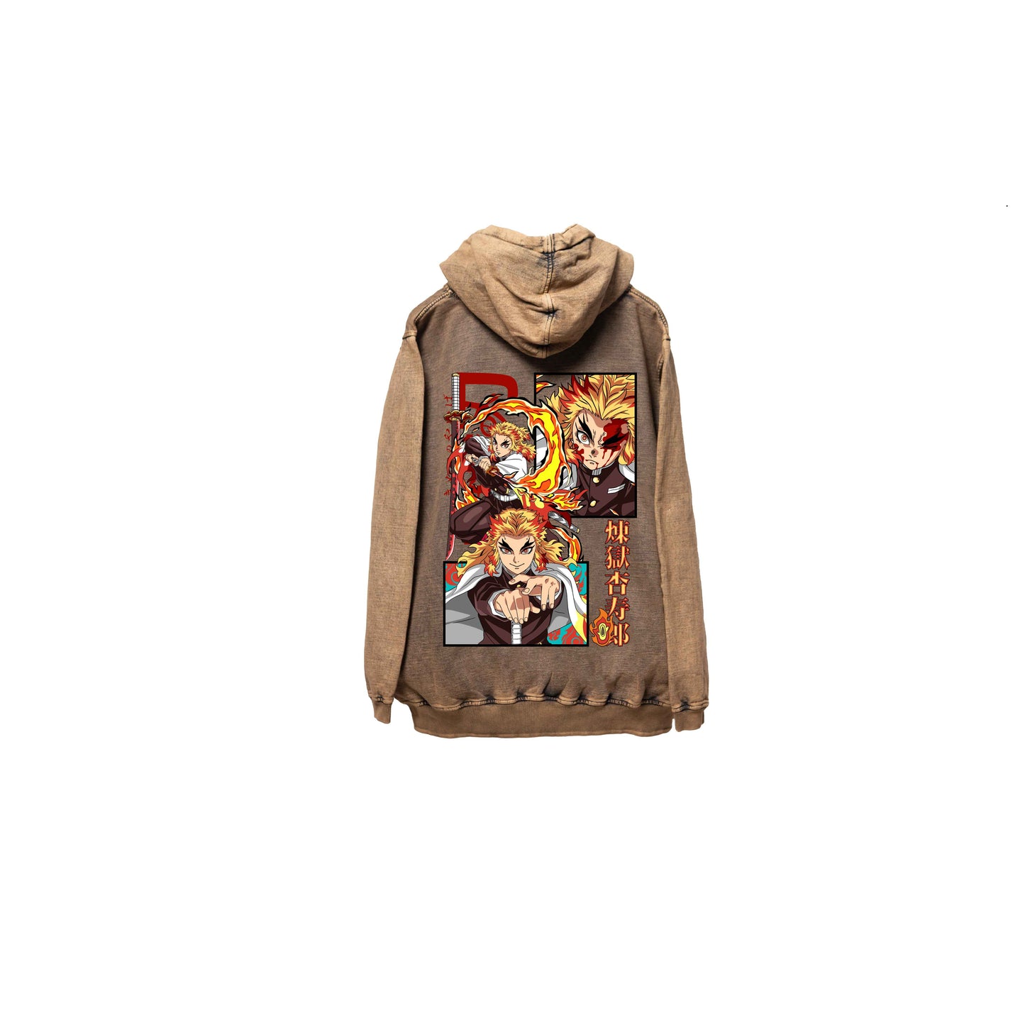 Hoodie RENGOKU   COBRE wash