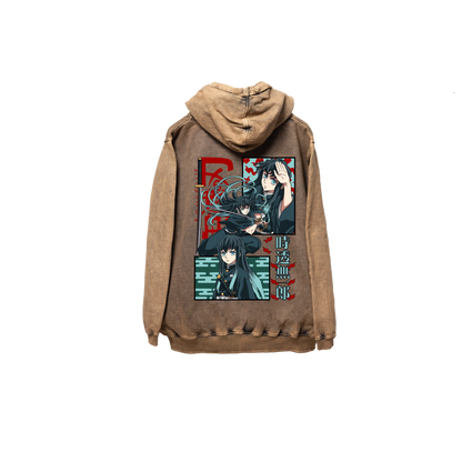 Hoodie TOKITO 2  COBRE wash