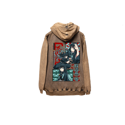 Hoodie TOKITO 2  COBRE wash