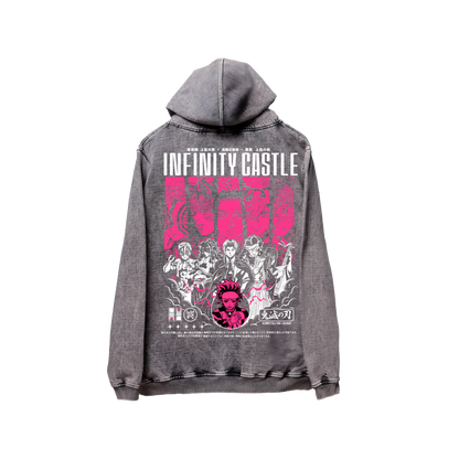 Hoodie CASTILLO DEL INFINITO acid wash