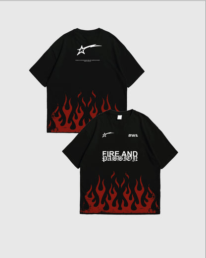 CAMISETA FIRE AND PASSION