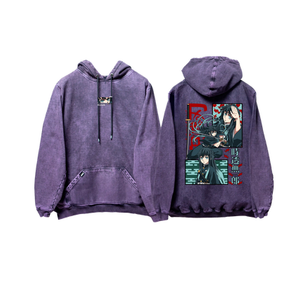 Hoodie TOKITO 2 Morado wash