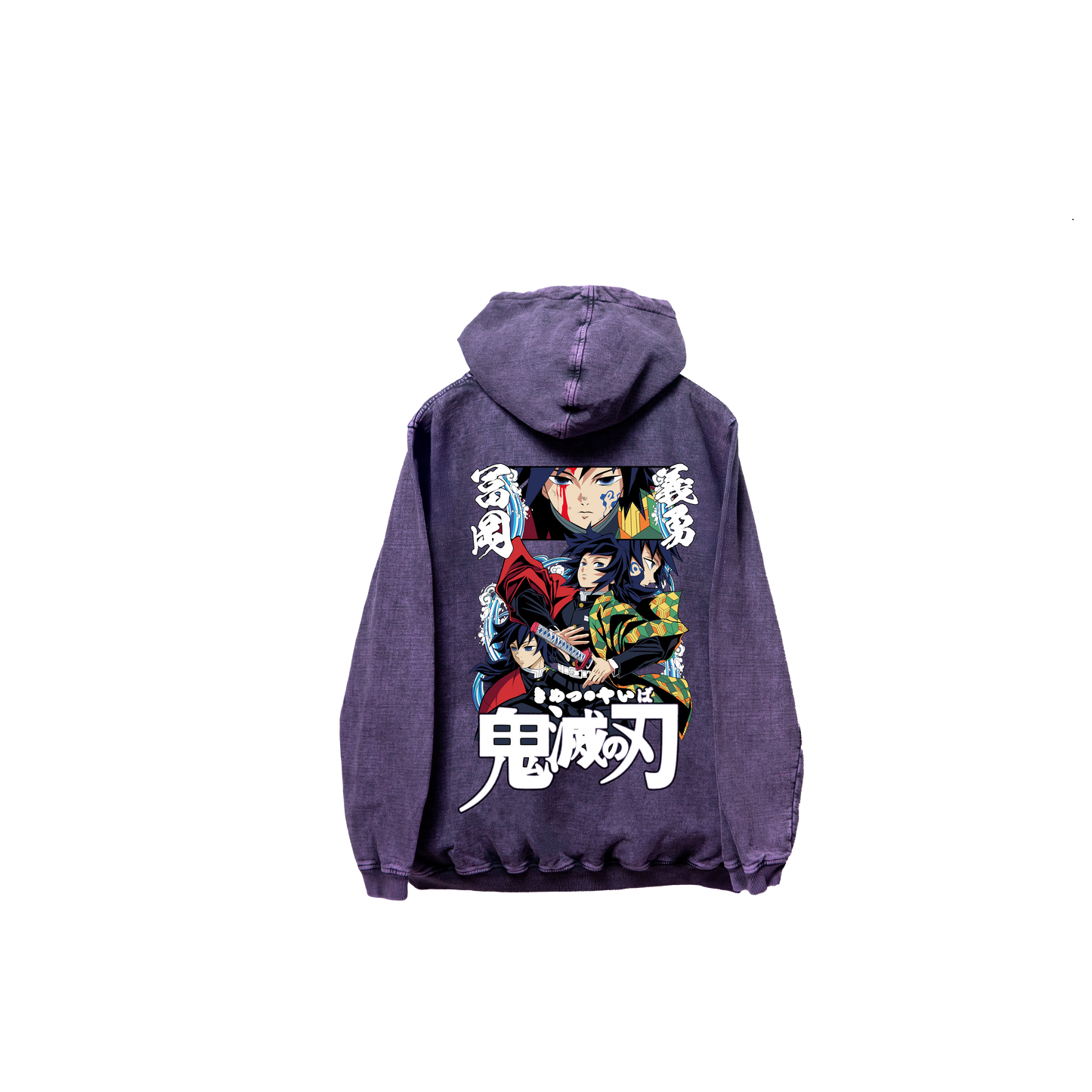 Hoodie TOMIOKA 2  Morado wash