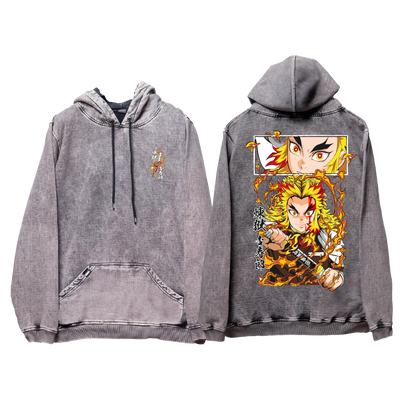 Hoodie RENGOKU 2  acid wash