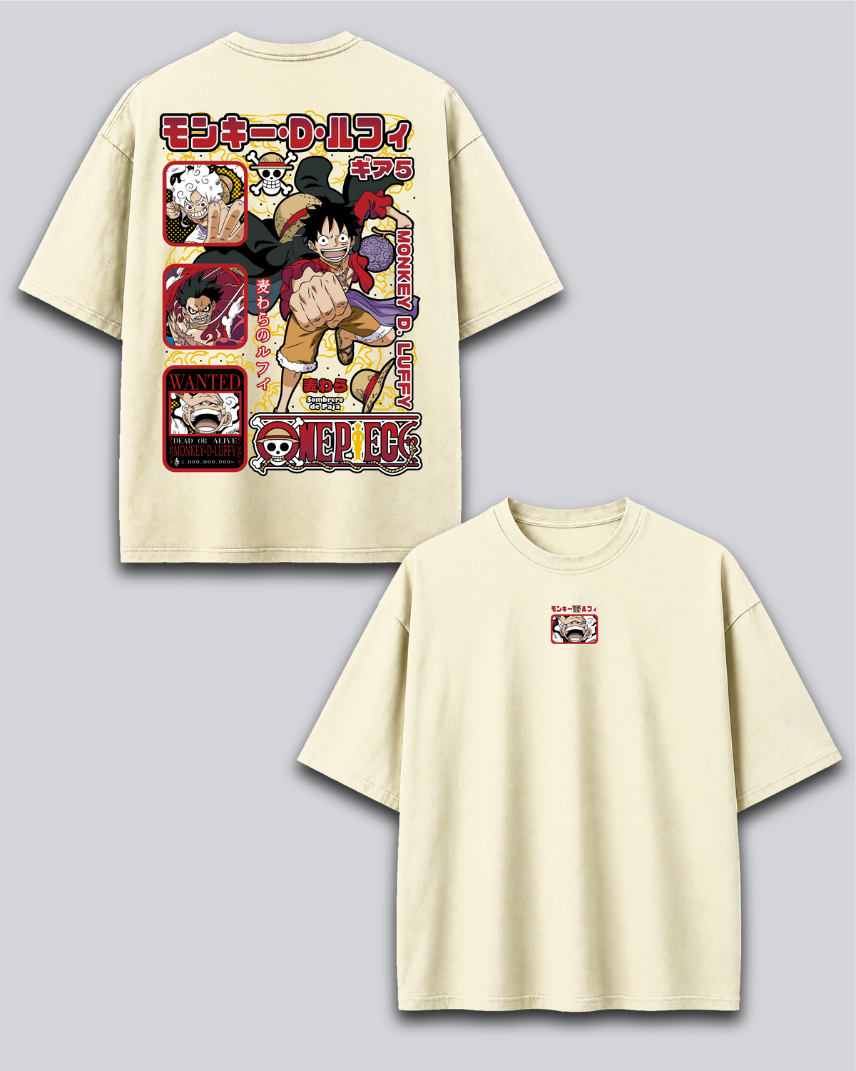 camiseta  LUFFY ONE PIECE 2