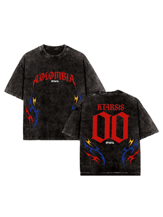 CAMISETA KT4RSIS MUNDIAL 00 ACID WASH