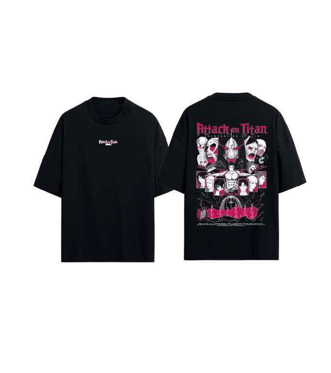 camiseta  ATTACK ON TITAN FINAL  EL RETUMBAR