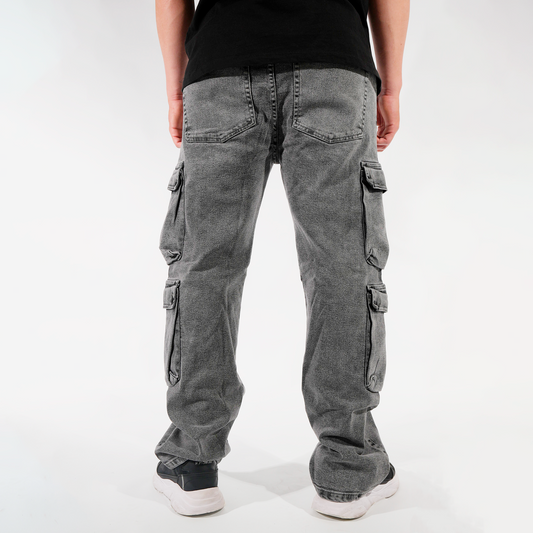 JEAN 4 BOLSILLOS GRIS HUMO